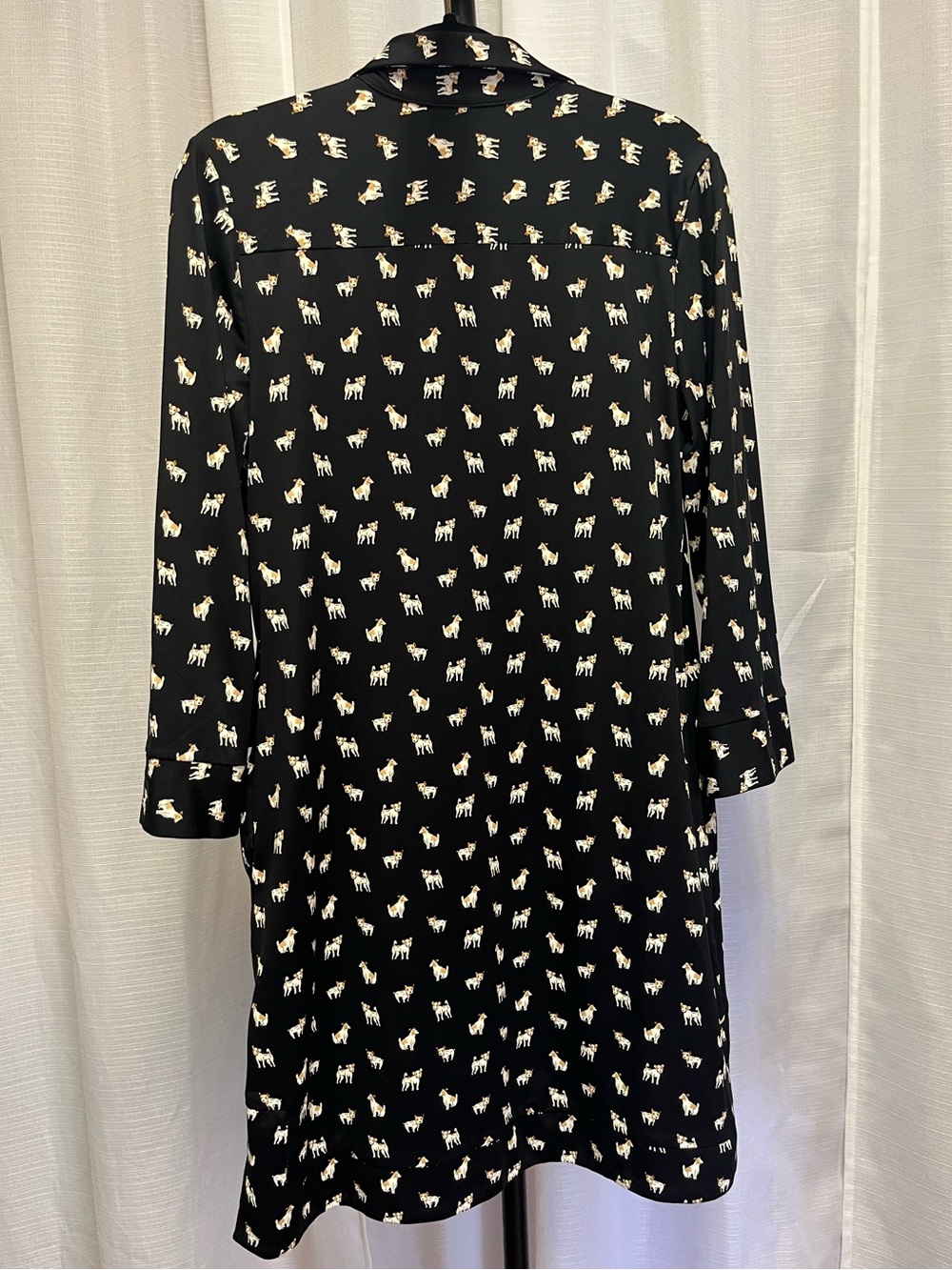 Jude Connally Finley Shirt Dress a "Jack Russell Terrier Party" print | medium - Picture 5 of 8
